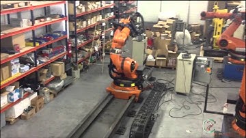 Eurobots KUKA KR210 L150 with KRC2 Control on 6m Linear Track