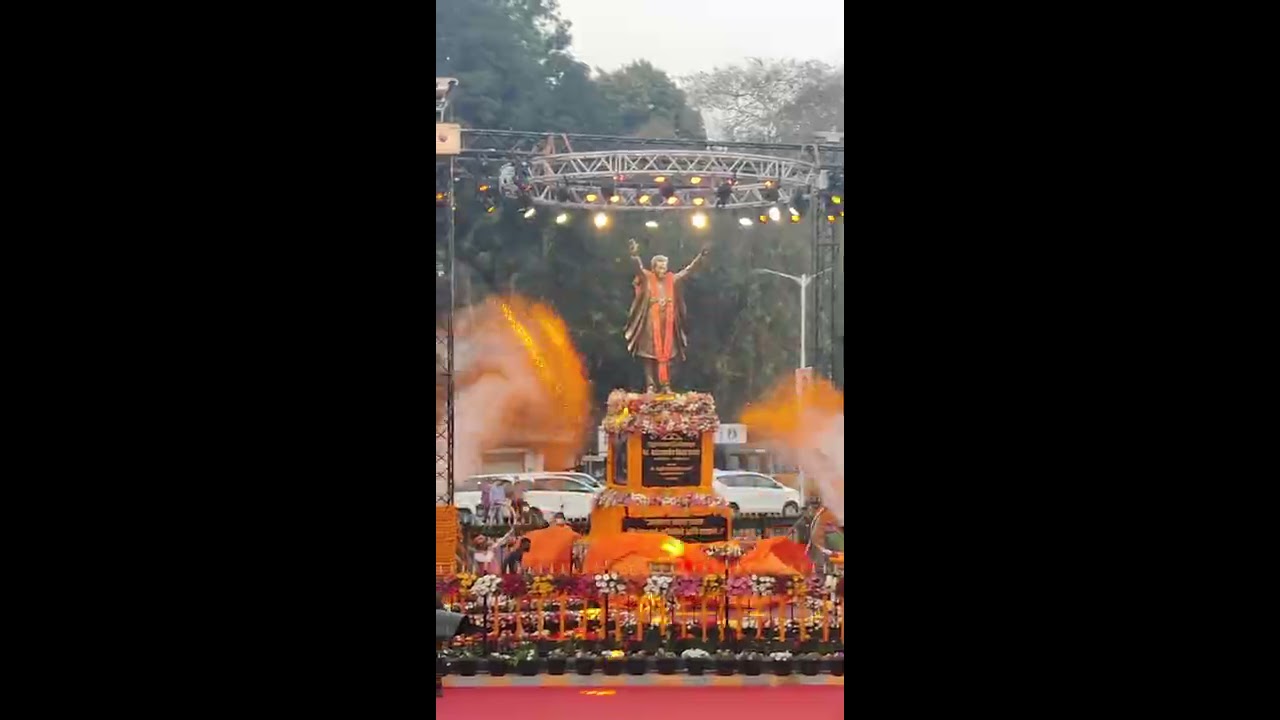 HinduHriday Samrat Shivsena Pramukh Mananiya Balasaheb Thackeray  Statue Unveiling  Saheb 