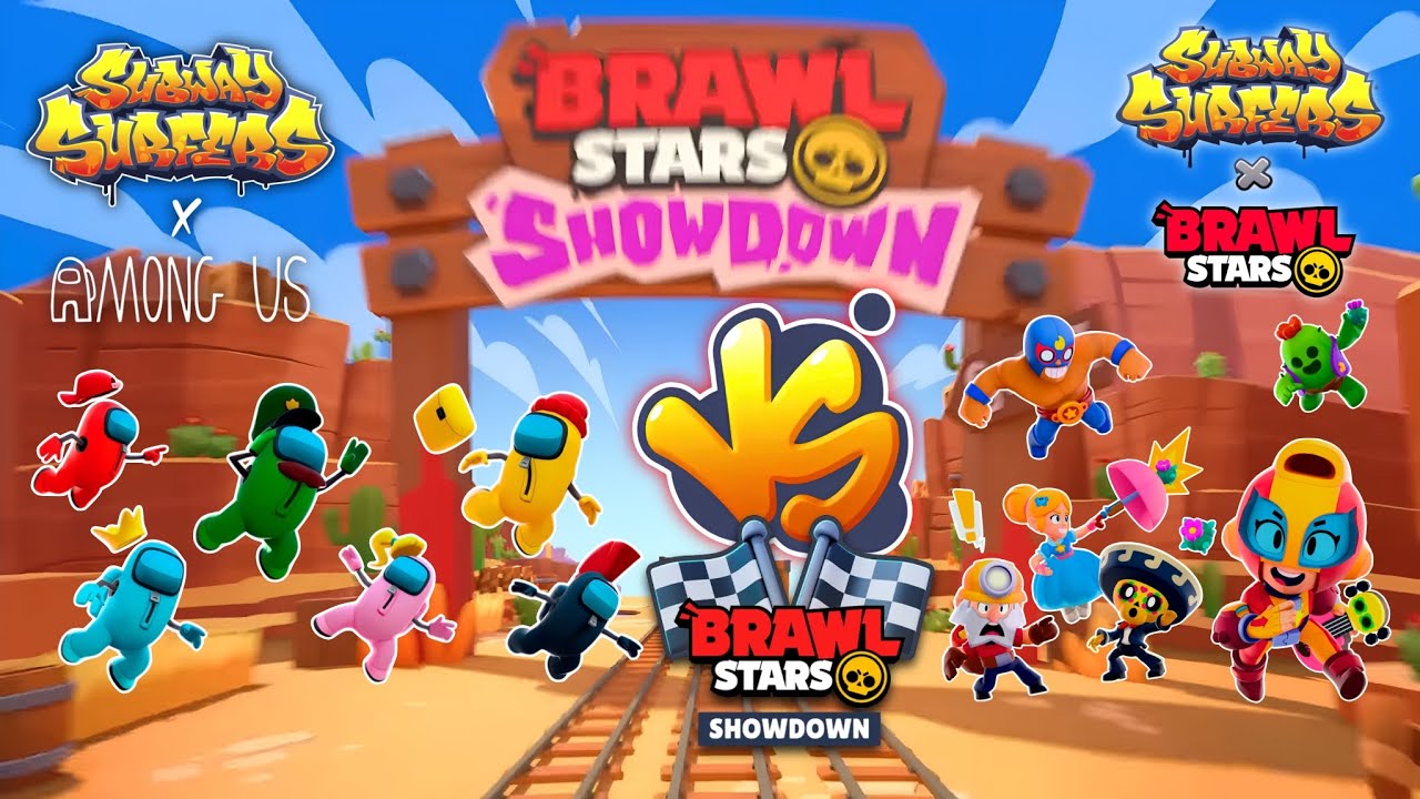 🚀 All Crewmate Characters in Brawl Stars Showdown | Subway Surfers x Among Us Gameplay 🏁👑