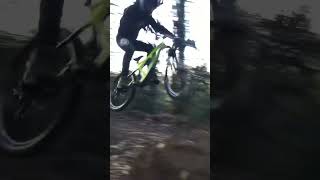 Dirt jumps on mtb #mtb #biking #jump #shorts #bike #crash