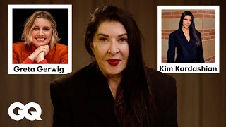 Marina Abramović: WOULD YOU RATHER - Dinner with Greta Gerwig or Kim Kardashian? | GQ Germany