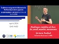 Nonlinear stability of Kerr for small angular momentum Jérémie Szeftel