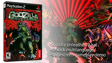 PS2 Godzilla unleashed (Usa) - unlock multilanguages - widescreen - 60fps gameplay demo test