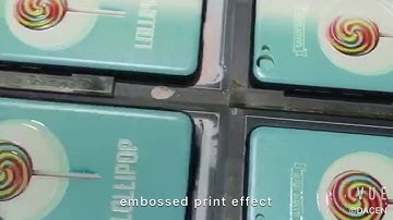 Phone cover printer with varnish