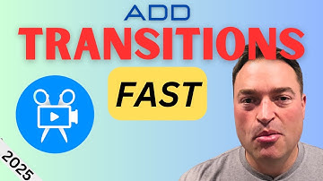 How to add Transitions in Movavi Video editing software!  Step-by step and easy!