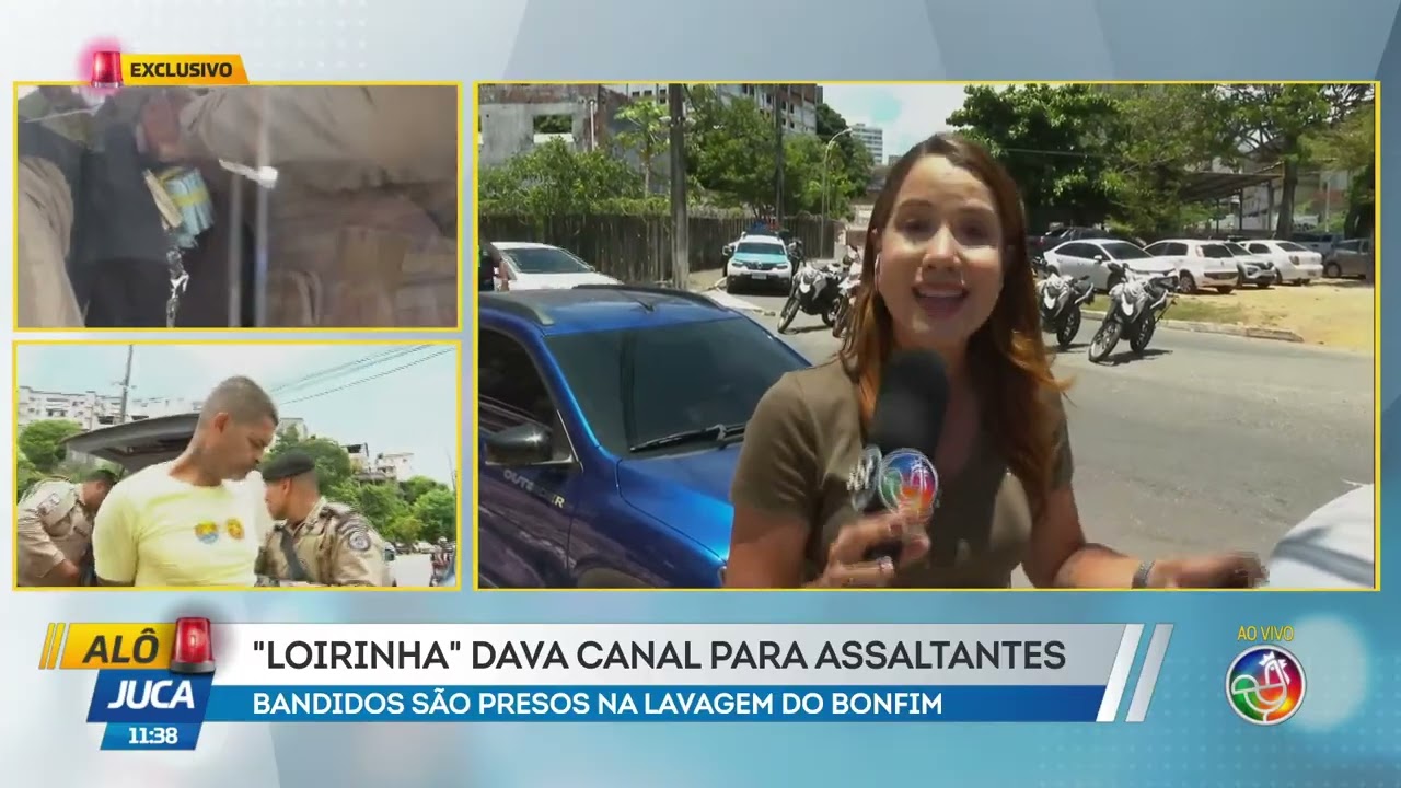 "Loirinha" dava canal para assaltantes | Alô Juca | Tv Aratu