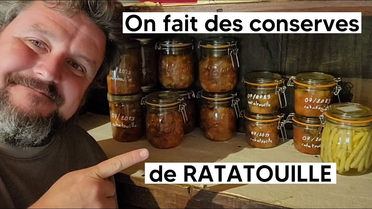 【VLOG】On fait des CONSERVES de ratatouille au STERILISATEUR électrique 【Conservation】