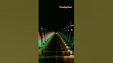 Satna Flyover New light look ❣️ || SATNA SMART CITY|| INDIAN FLAG OVER the Stana flyover bridge ✨