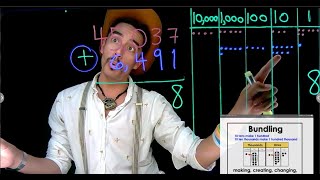 Math Sheriff: Addition with Place Value & Standard Algorithm