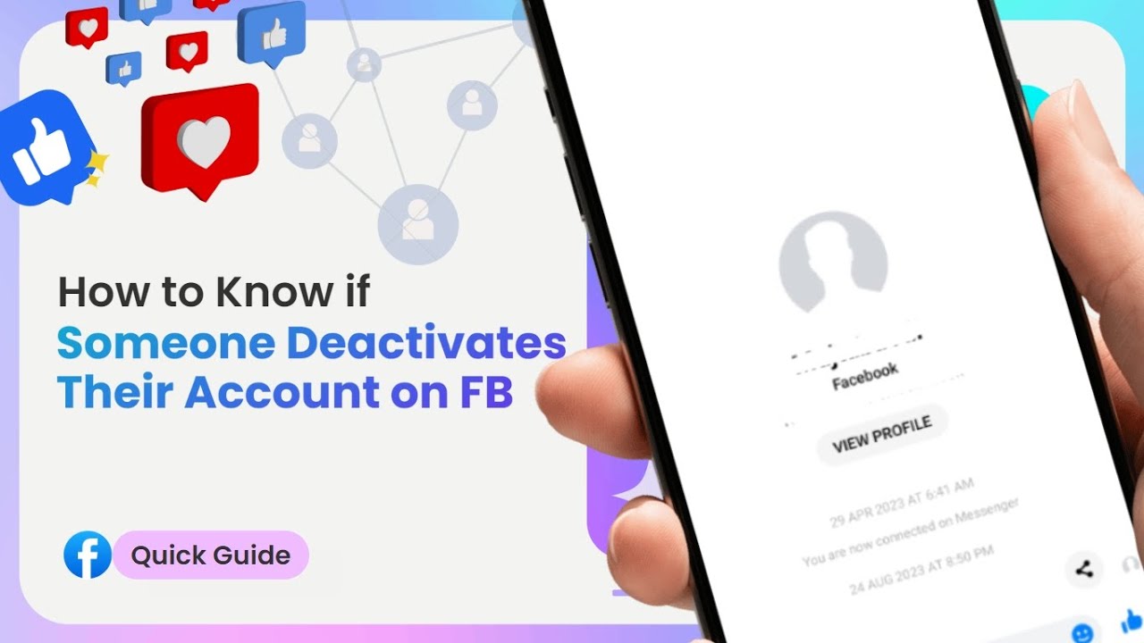 🌟 How to Know If Someone Deactivates Their Account on Facebook 2024