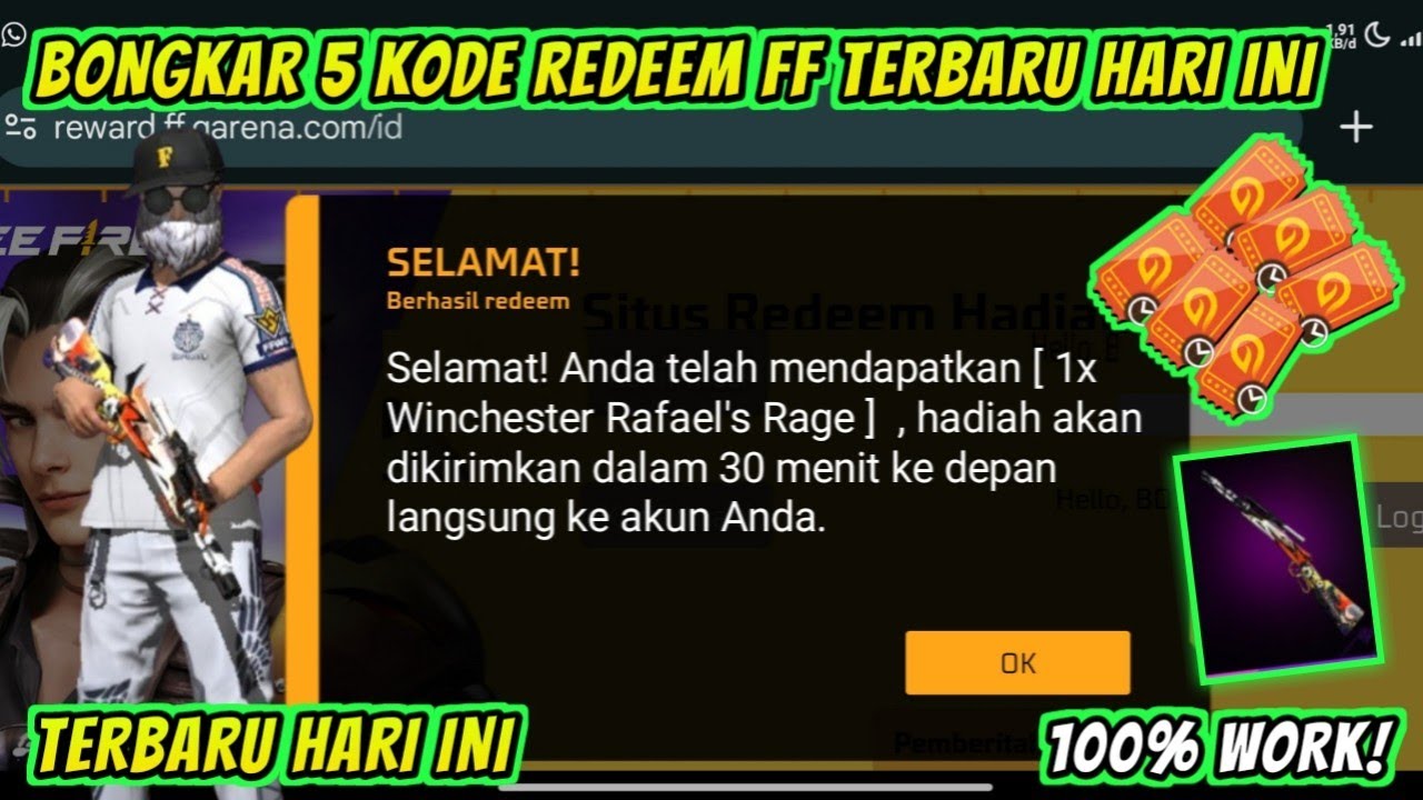 KODE REDEEM FREE FIRE TERBARU 19 FEBRUARI 2026 HARI INI | CARA REDEEM FF‼️