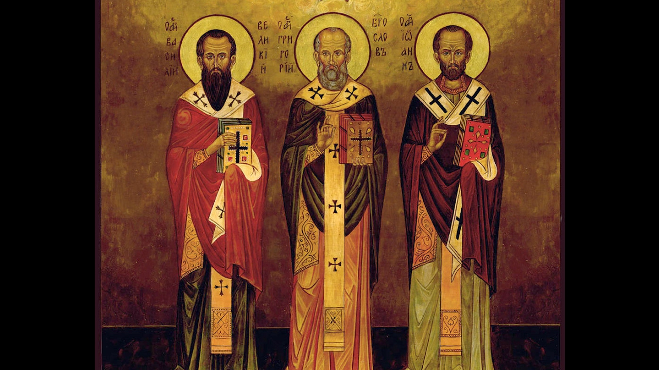 Молитва трех святых. Икона. Церковь трех святителей Вселенских.