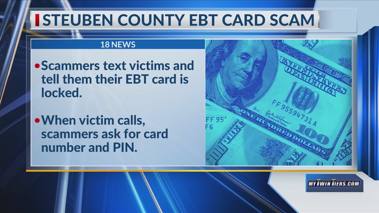 Steuben County warns of EBT card skimming