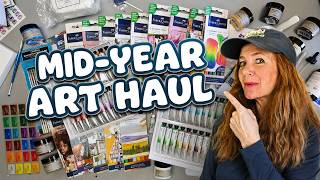 Mid-Year Art Haul - Fun New Watercolor Supplies and More! @MirandaWatsonArt