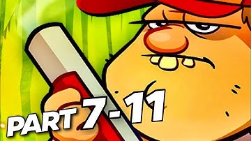 Swamp Attack Episode 7 Level 11 Walkthrough Gameplay - The Nightmare (7-11)