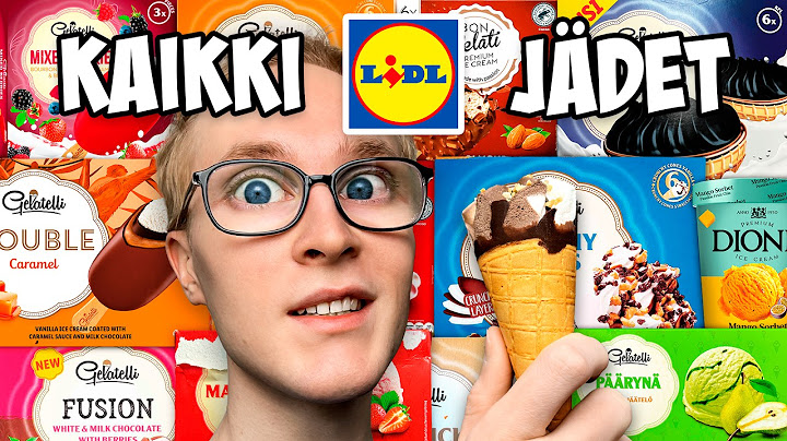 Testataan LIDLIN jäätelöt!