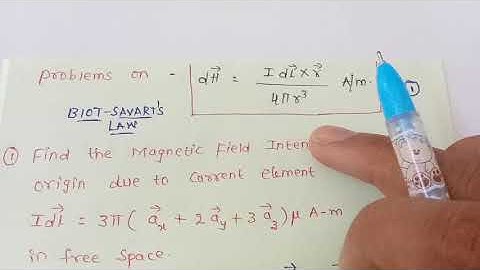 EMTL ---- MAGNETOSTATICS PROBLEMS PART 1