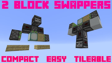 [Tutorial] Two Easy Block Swappers for Minecraft [Vertical, Tileable]