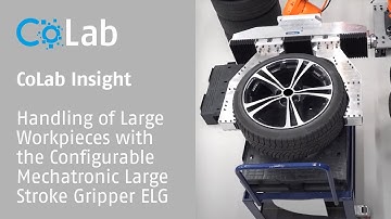CoLab Insights: Handling of Large Workpieces with Configurable Mechatronic Large Stroke Gripper ELG