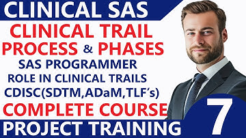 CDISC SDTM ADaM Online Training👍SAS Clinical Projects Training👌Clinical SAS Training by Experts  - 7