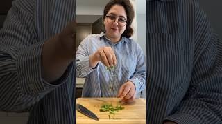 Slice and deseed green chilli peppers #areebaskitchen #trendingvideo #food #viralrecipes #howto