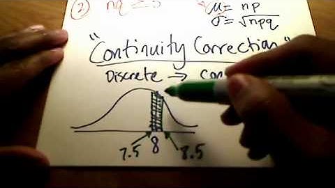 Stats- Approximating a Binomial Prob Distribution using a Normal Distrib (Part 1) - poyser.flv