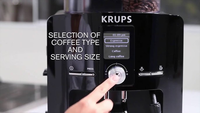 Cafetera Krups superautomática  Tutorial - Mantenimiento de las