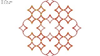 Fractal images from (6,-1) recursion: Selection in detail