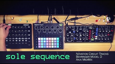 A drum-free sequence with Circuit Tracks & Model D
