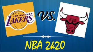 Nba 2k20 all time lakers vs. bulls
