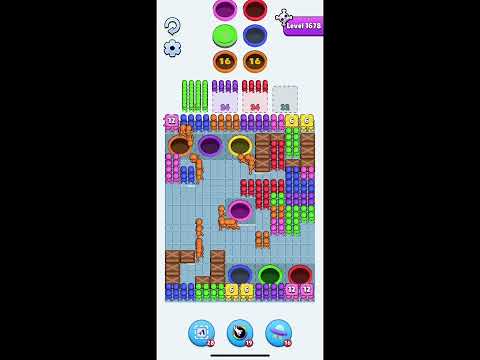 Hole People level 1678 New Feature Repeated Hole. Walkthrough solution 
