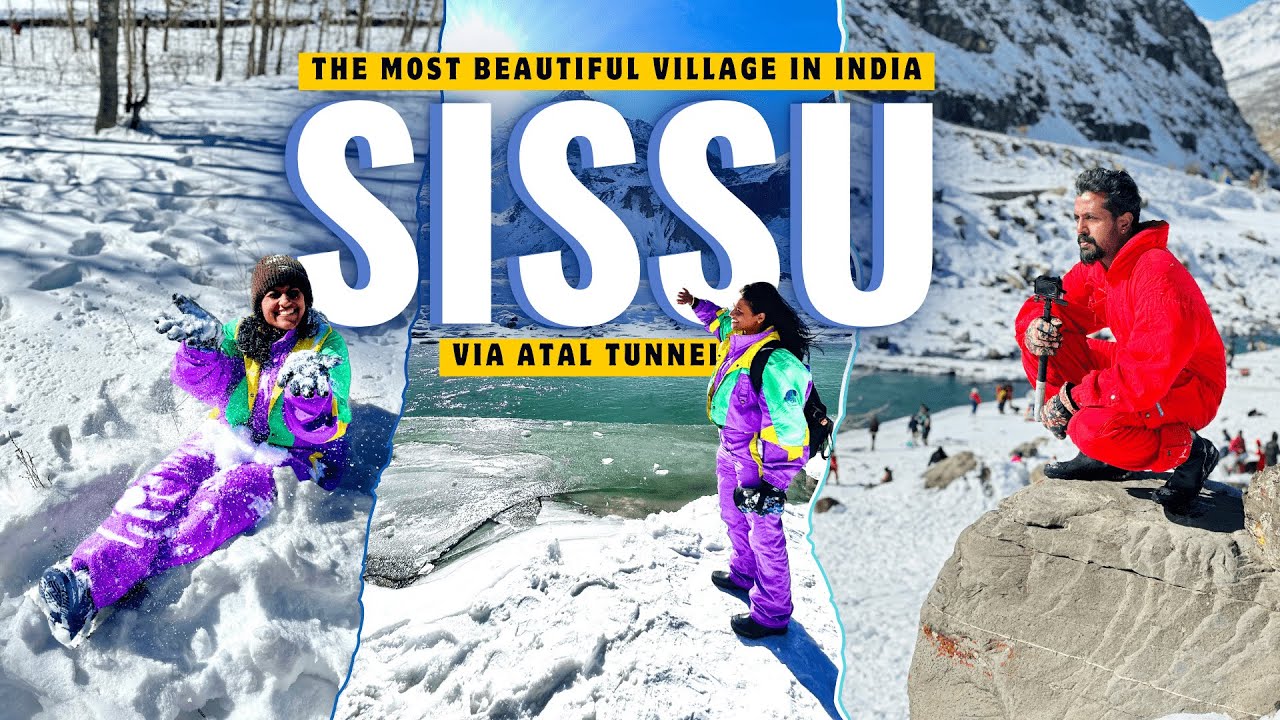 Sissu Village 😍 India’s Most Beautiful Village | Atal Tunnel | Manali in Tamil