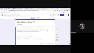 Creating Escape Rooms Using Google Forms