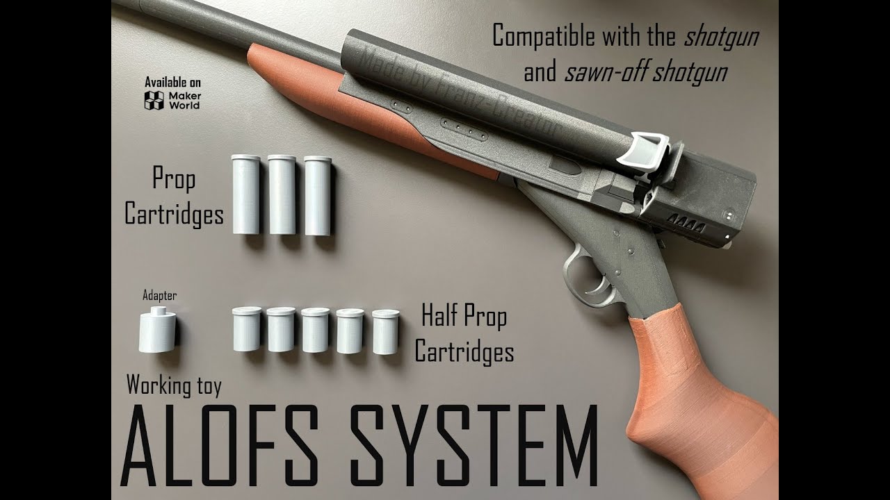 3D Printed Working Toy Alofs System