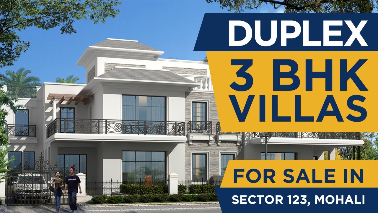 3 BHK Duplex Villas For Sale in Sector 123, Mohali Villas in