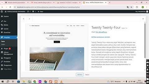 Pembuatan Website Perpustakaan menggubakan CMS Wordpress | Tugas Tuton 2 TKI