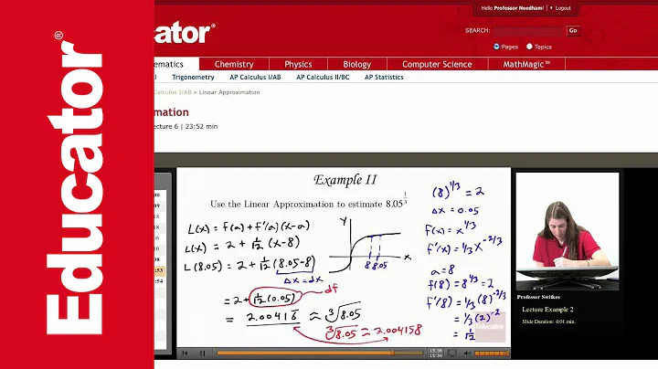 Calculus: Linear Approximation