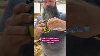 #woodworking #woodworker #tapemeasure #DIY #LifeHack