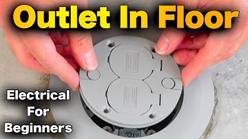 How To Install an Outlet in a Concrete Floor - EASY STEP-BY-STEP Guide