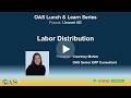 OAS Lunch & Learn Series - Unanet AE - Labor Distribution