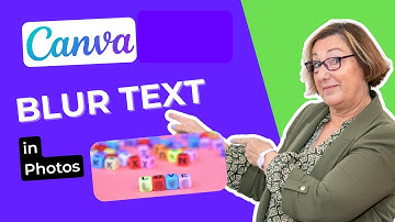 Tekst in een foto vervagen in Canva