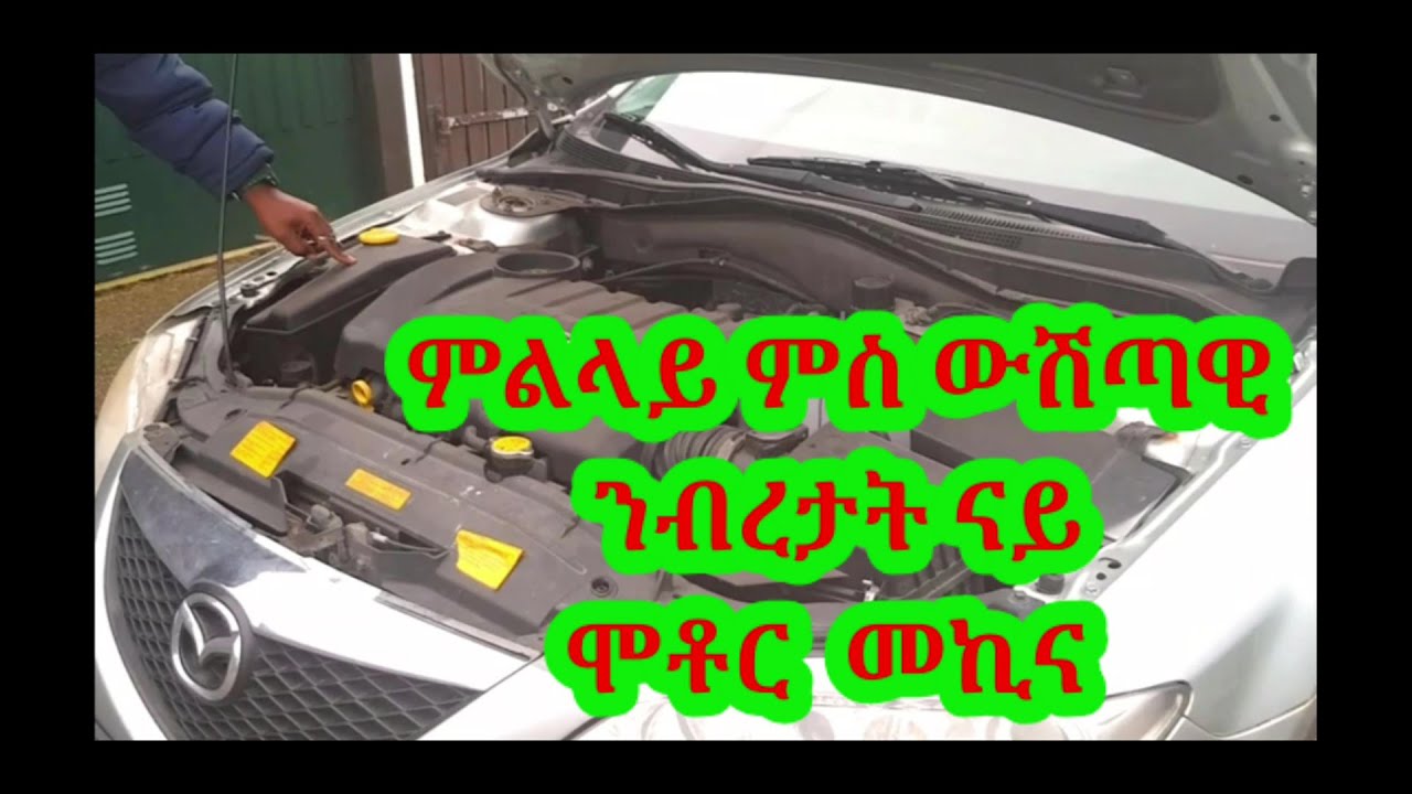 Lesson 2 how to check car engine ( ምልላይ ንብረት ሞቶር ማኪና 2ይ ክፋል ብትግርኛ(Tigrinya) by saymon fisehaye