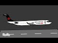 Air Canada flight 8646 - Crash Animation 2