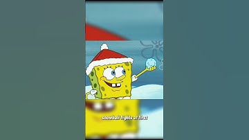 Snowball fight in bikini bottom #short #spongebob #animation