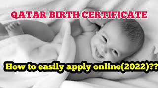 #qatarbirthcertificate QATAR BIRTH CERTIFICATE ll HOW TO APPLY  BIRTH CERTIFICATE IN QATAR ONLINE  ? screenshot 5