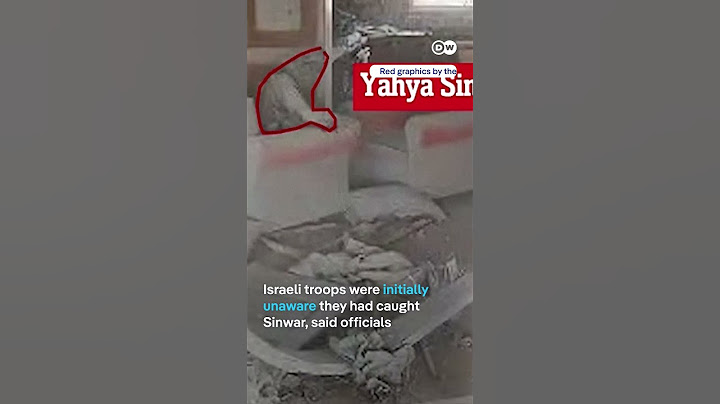 Drone reportedly records Hamas leader Yahya Sinwar's last moments | DW News