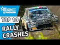 Top 10 crashes of the 2022 erc season