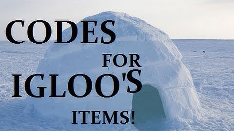 CPPS.me Codes for Igloo