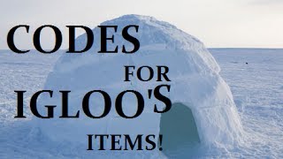 CPPS.me Codes for Igloo's Items