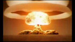 ядерный взрыв, красивый гриб